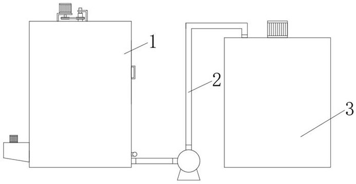 Landfill leachate bioreactor based on modified fiber filler