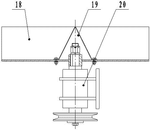 Spiral ring belt manure crushing and spreading mechanism