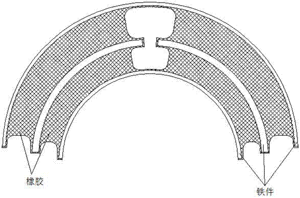 Bearing bush type gearbox elastic supporting automatic ejection die and automatic ejection method thereof