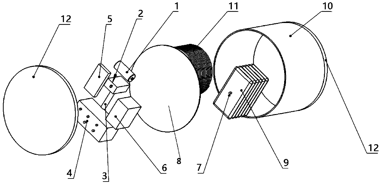 Positioning rescue device of unmanned underwater vehicle