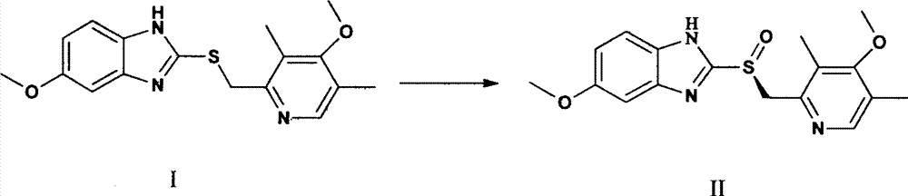 Production method of high-optical-purity esomeprazole