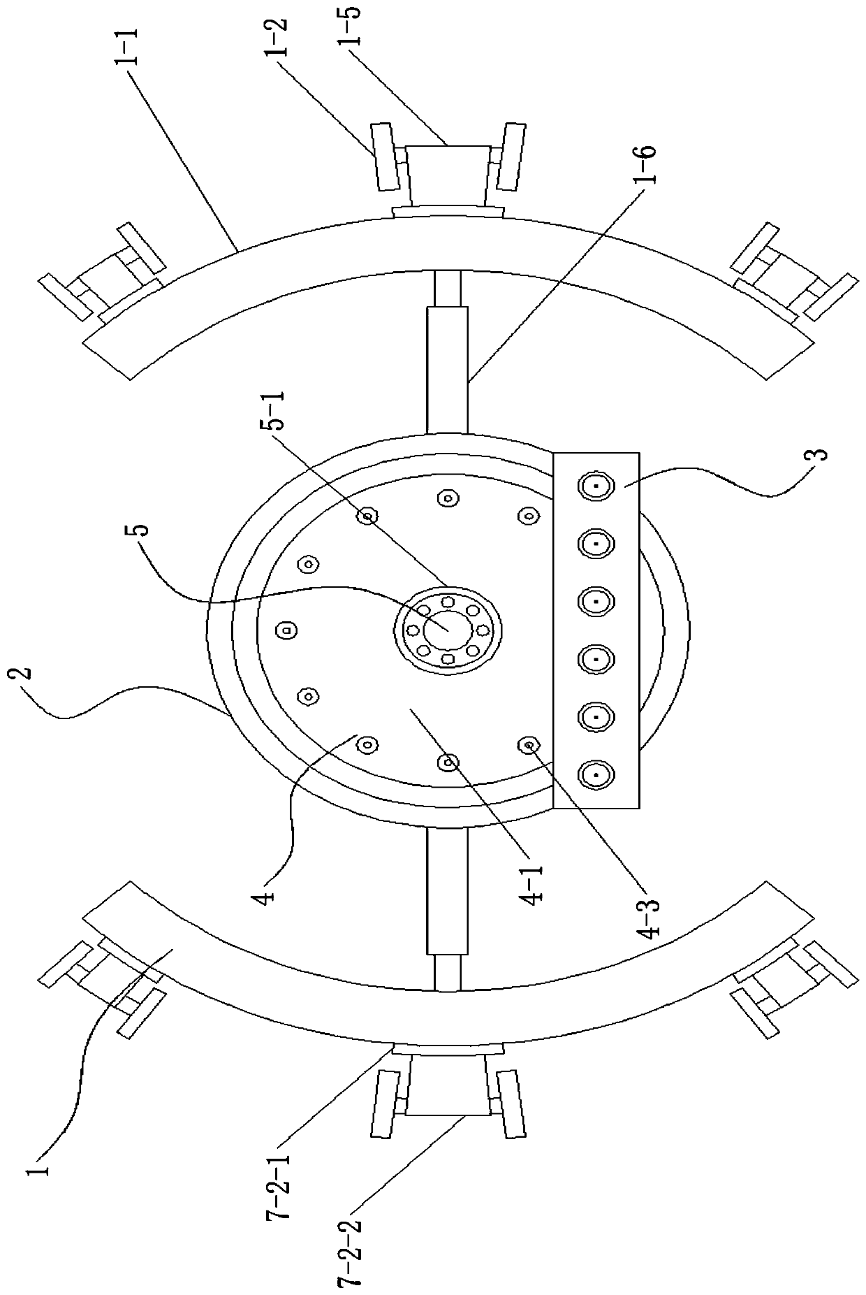 Horizontal underground culvert pipe blockage dredging robot and working method thereof