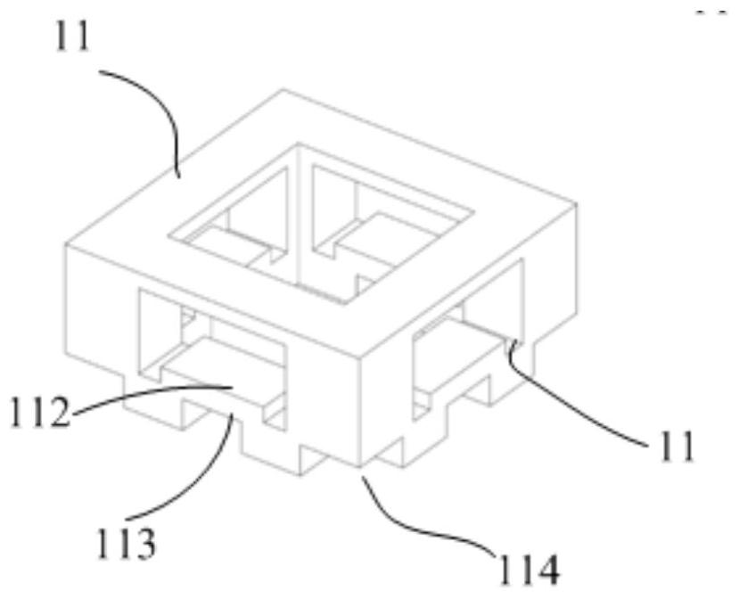 Ring beam module, ring beam, building body and construction method