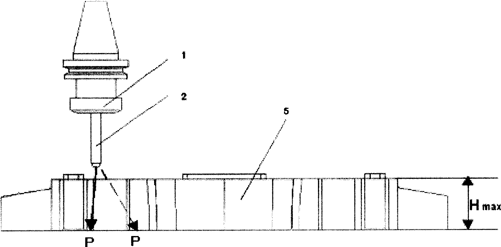 Equal-high segmenting combined numerical controlling milling manufacture method of complex shaped parts