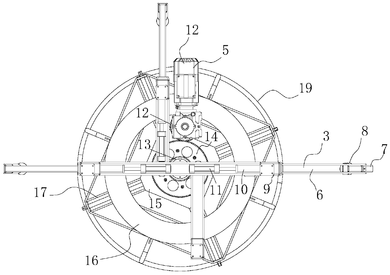 Industrial cable uncoiling equipment