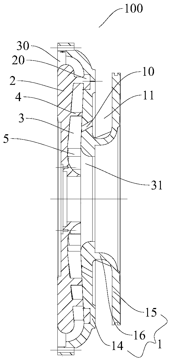 Reflux device for centrifugal compressor and centrifugal compressor having same