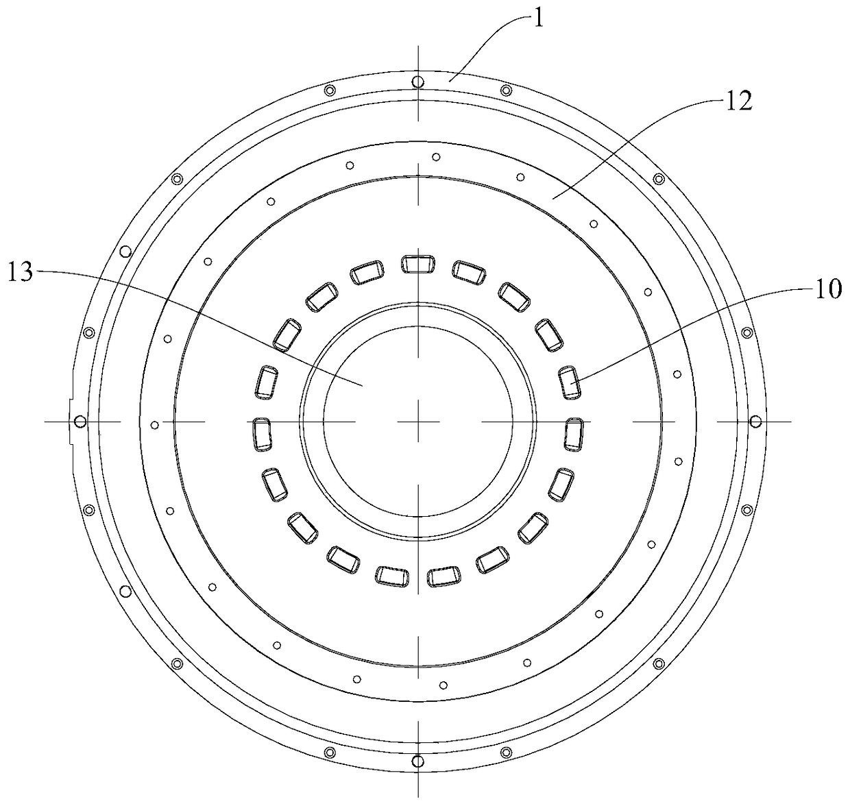 Reflux device for centrifugal compressor and centrifugal compressor having same