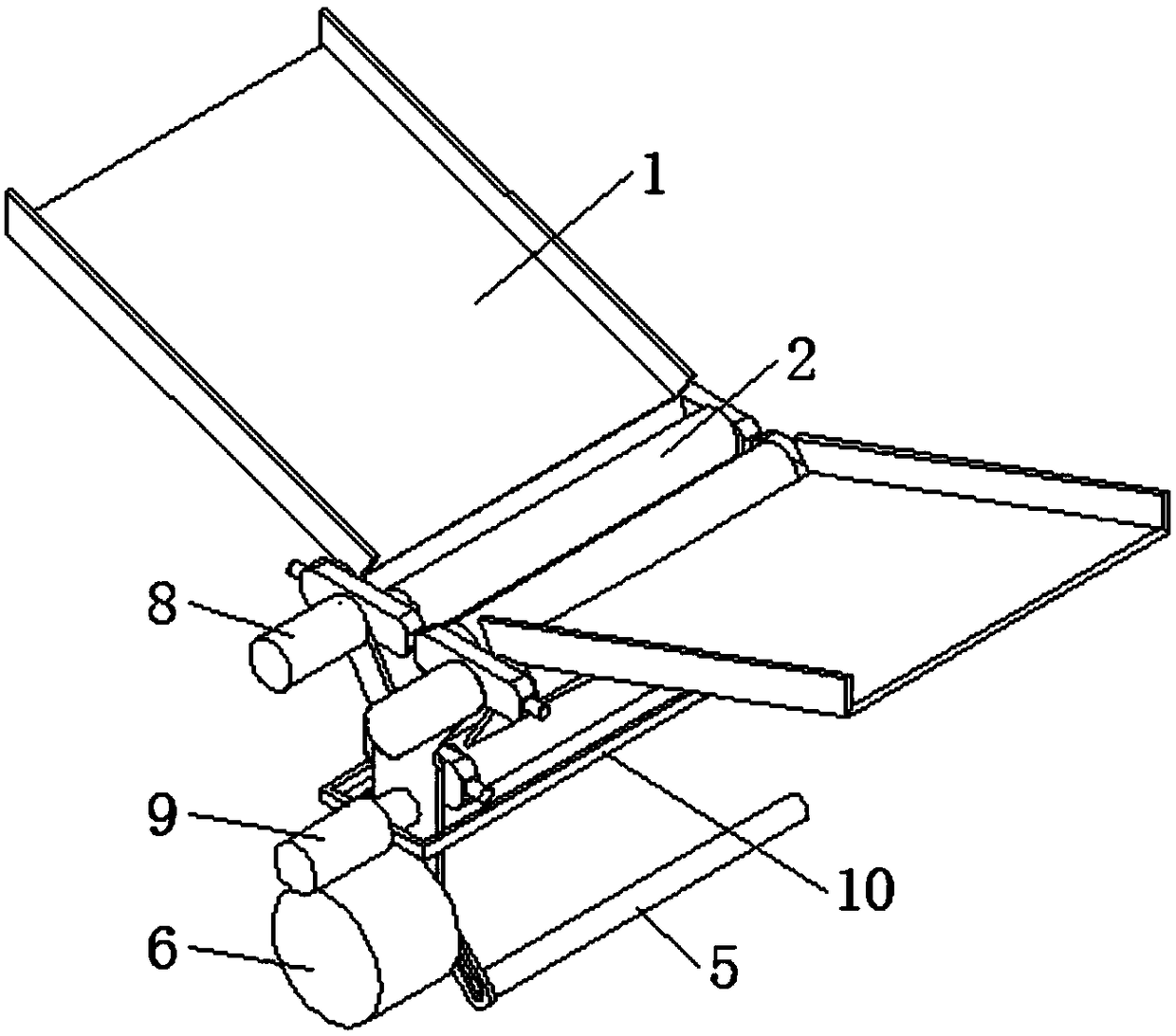 Multilayer overlapped rice and flour product forming device