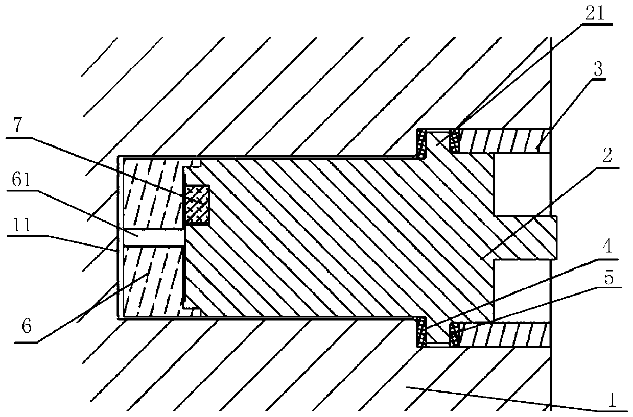 Projectile-fuse connection structure and initiation device