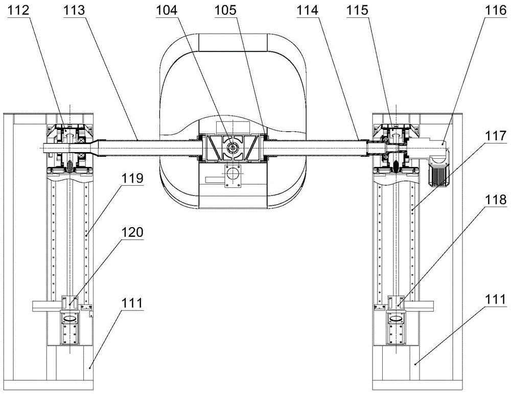 Dual-axis 360-degree omni-directional high-speed dynamic simulation equipment