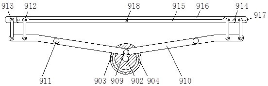 Hay cutting device for dairy cow breeding