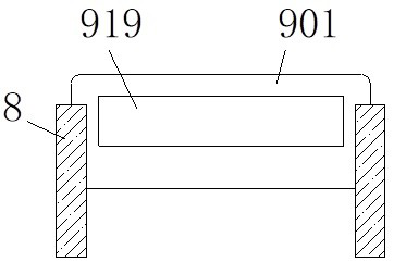 Hay cutting device for dairy cow breeding