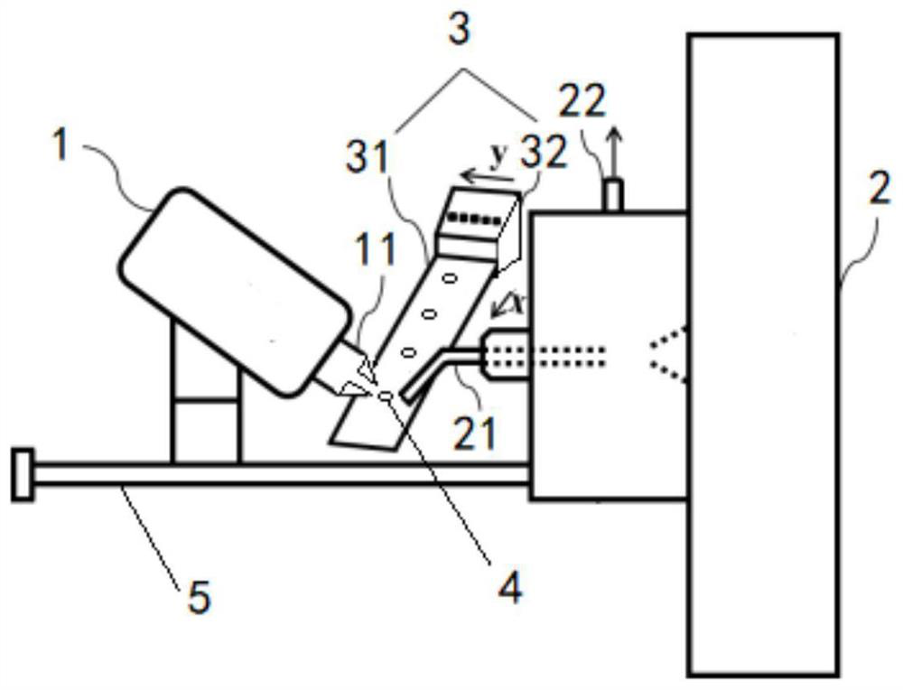 In-situ ionization mass spectrometry system and analysis method