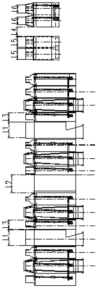 Low-nitric-oxide direct-current pulverized coal combustor adaptive to meager coal boiler