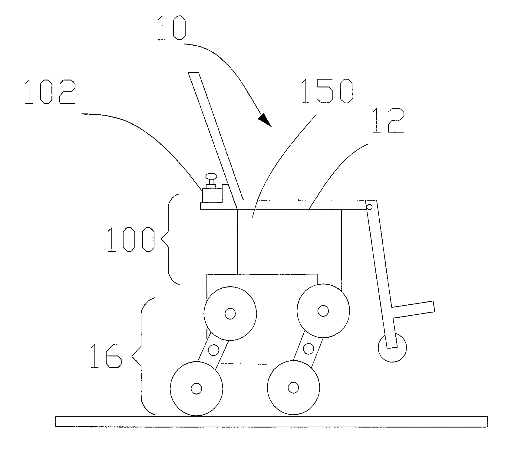 Barrier-overpassing transporter