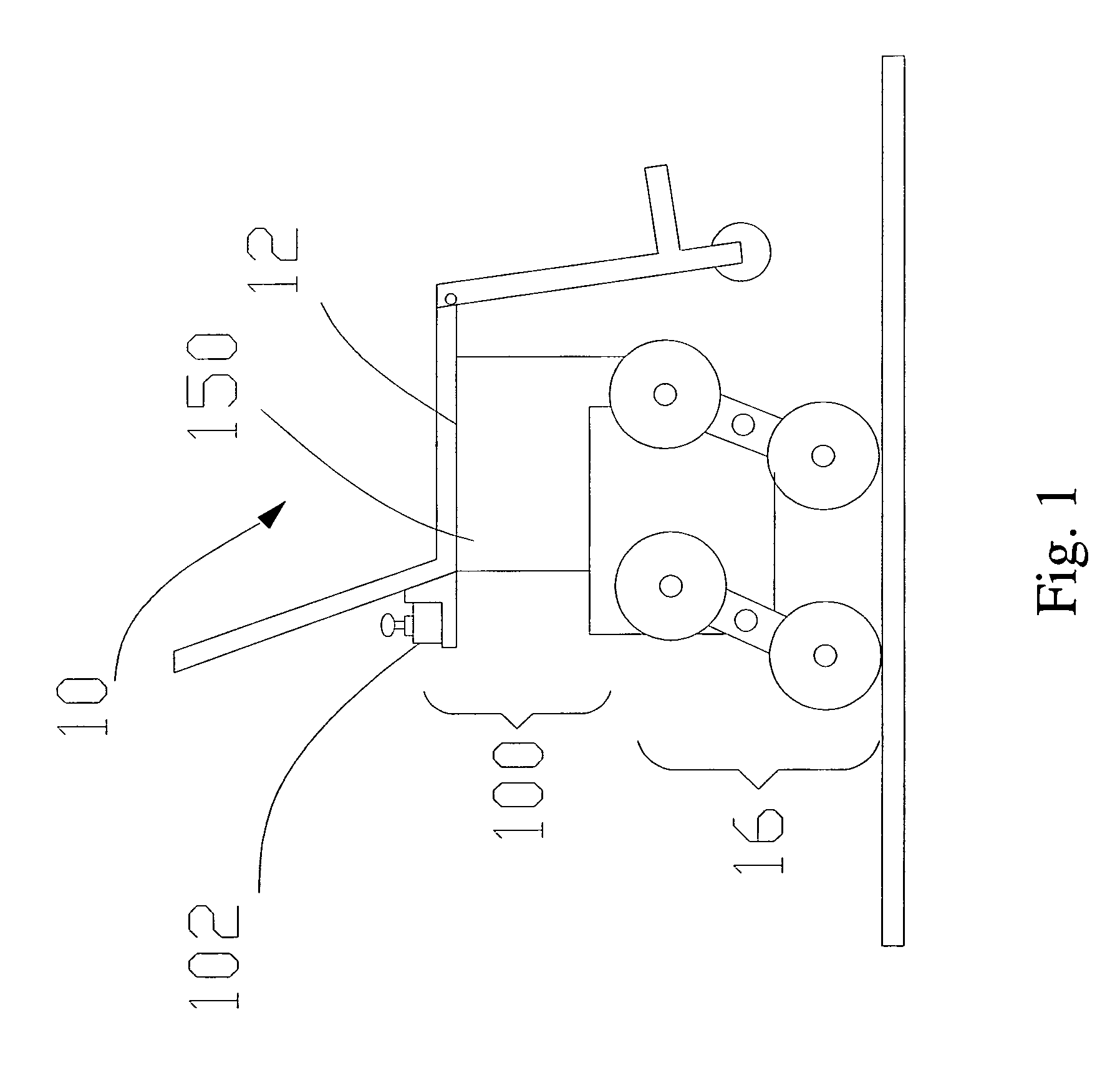 Barrier-overpassing transporter