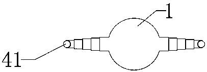 Steel pipe pile with telescopic arm and construction method thereof