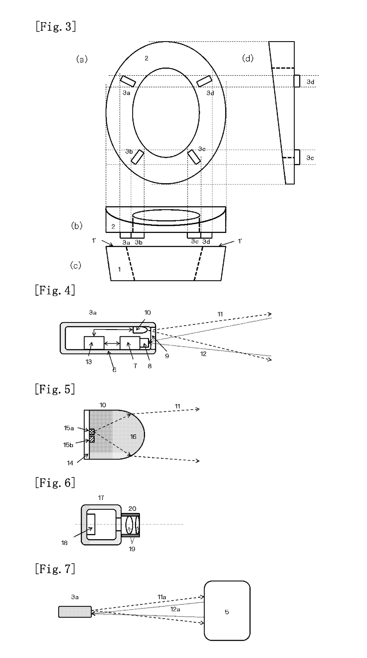 Feces color detection device