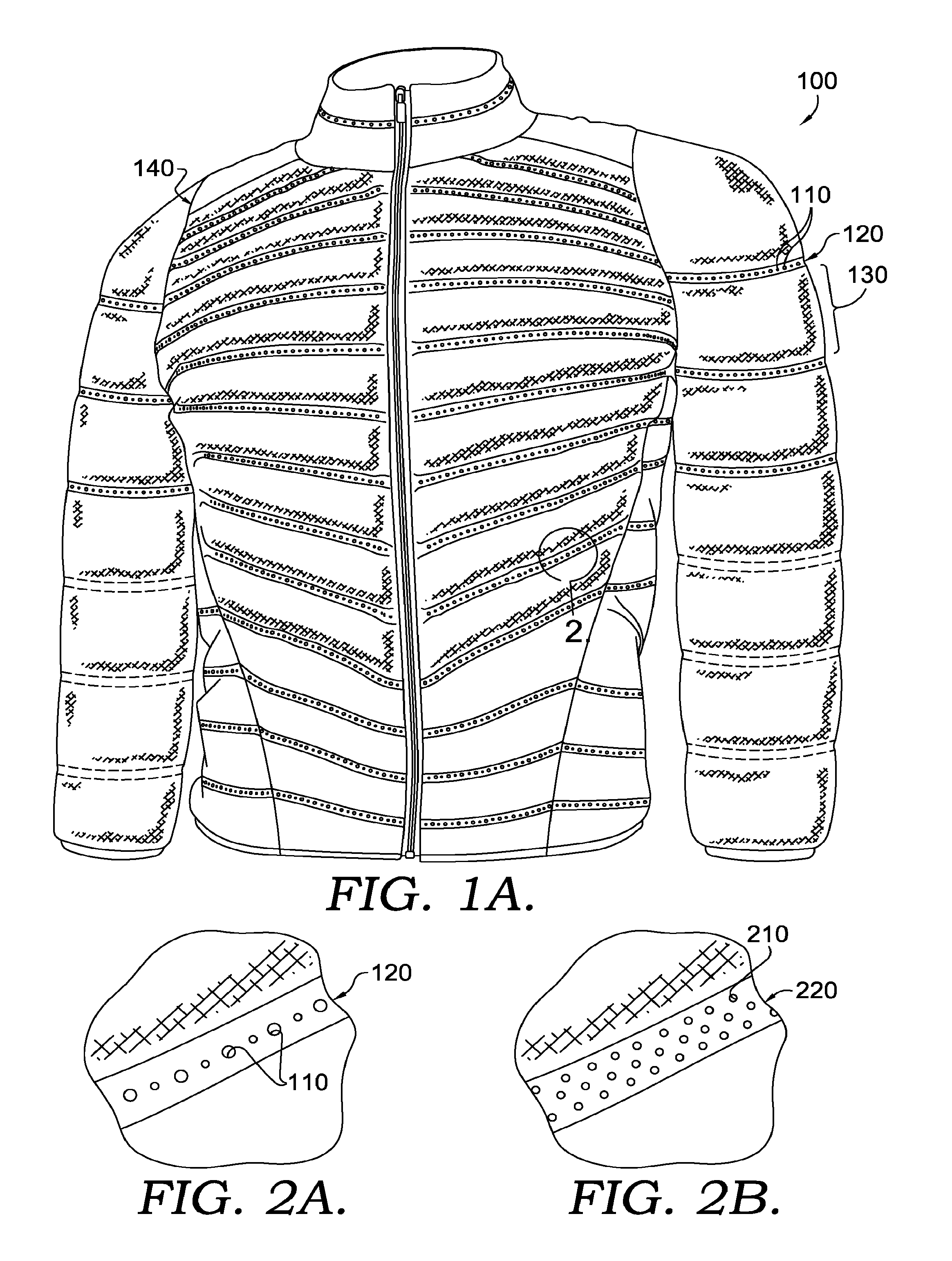 Cold weather vented garment