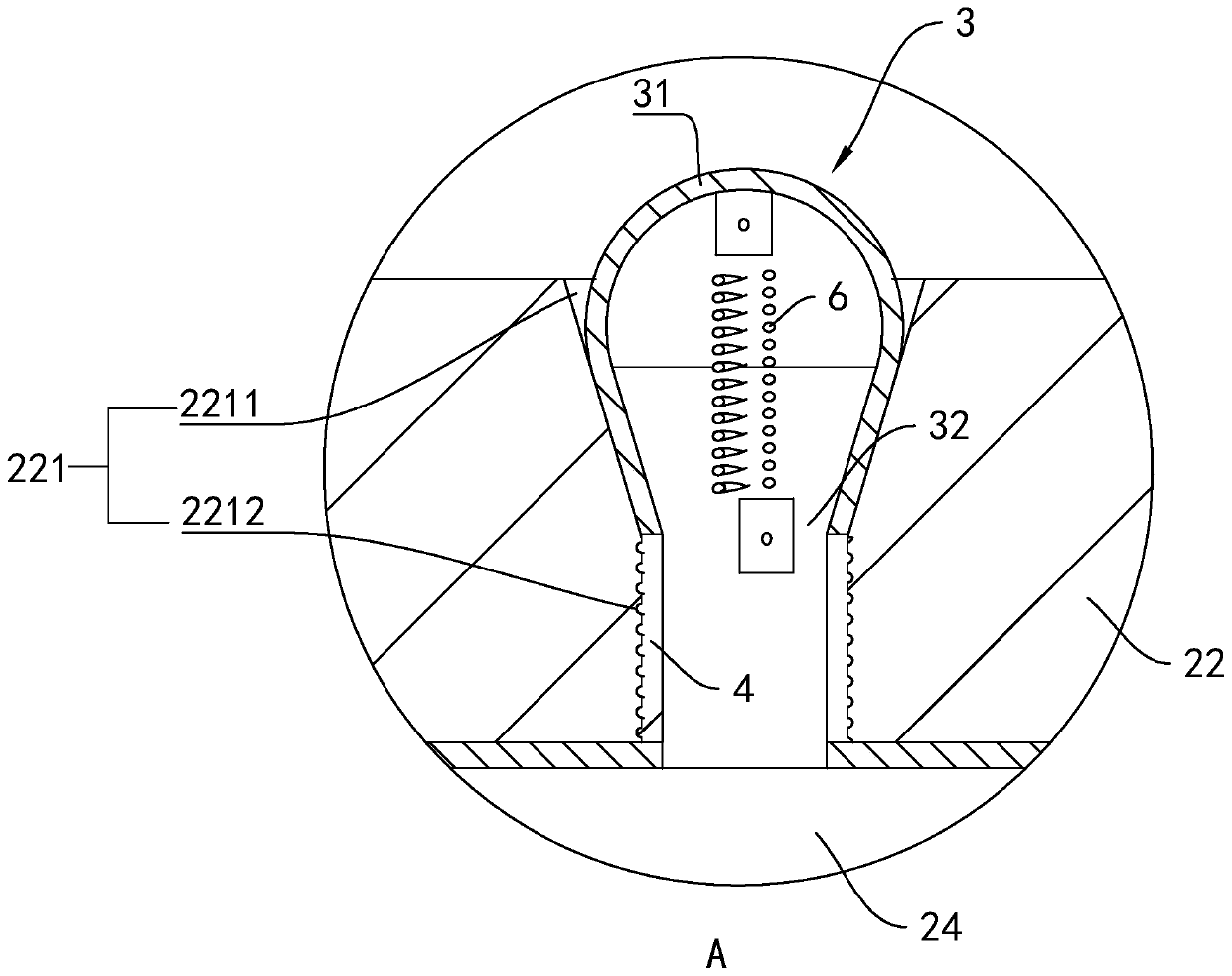 Automobile part stamping die