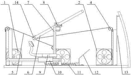 A rope-driven astronaut rowing training device for weightless environment