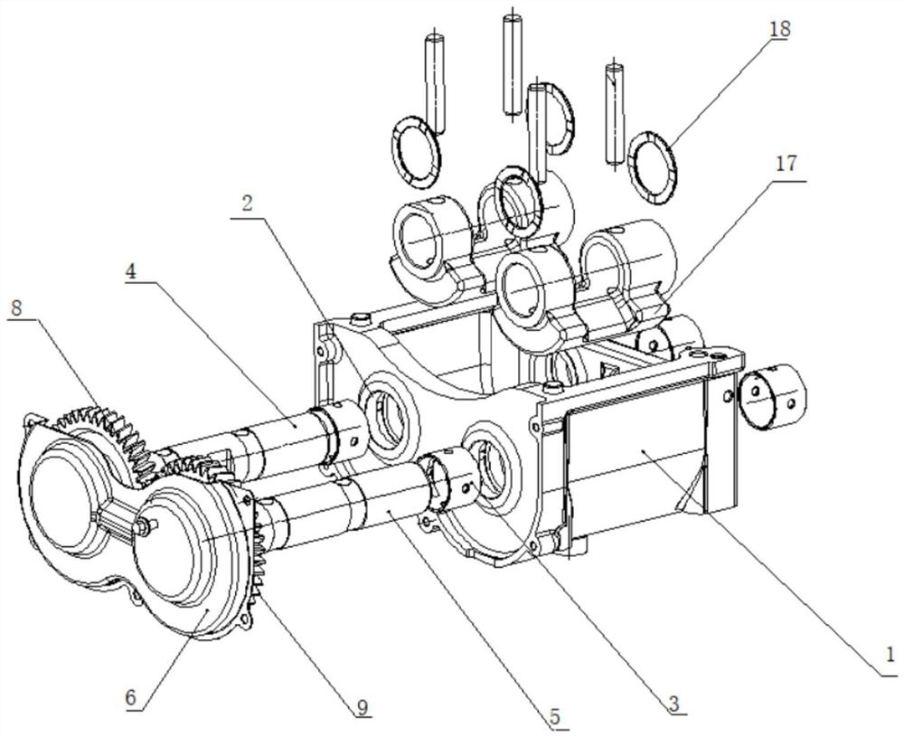 Engine balance shaft structure