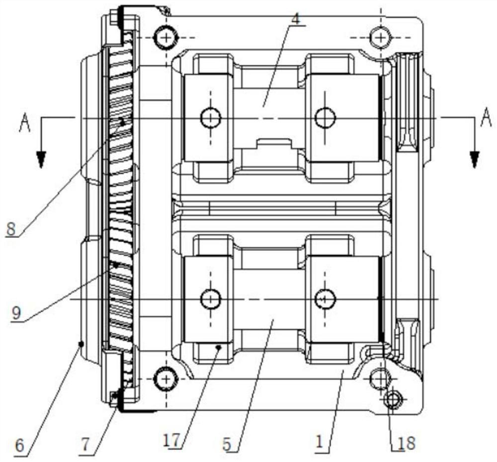 Engine balance shaft structure