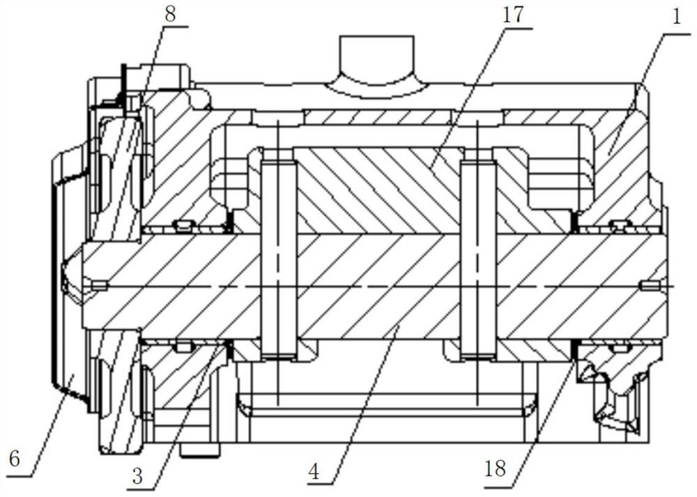 Engine balance shaft structure