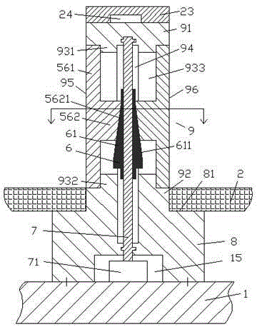 Fixing column device with solar panel for PCB