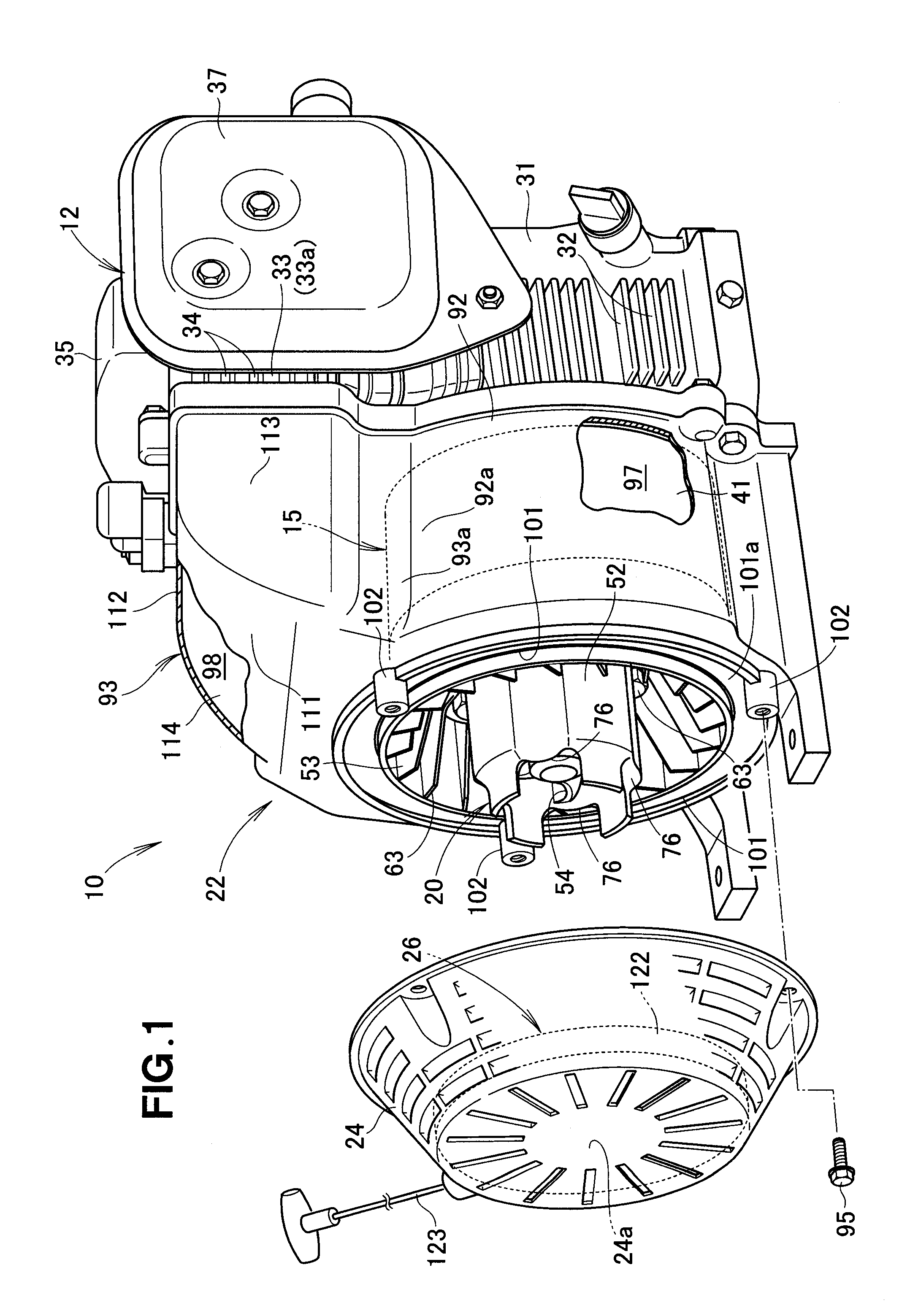 Engine-driven generator