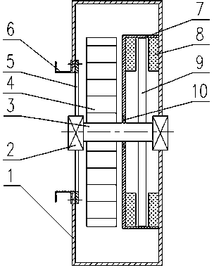 Low-noise integrated centrifugal fan