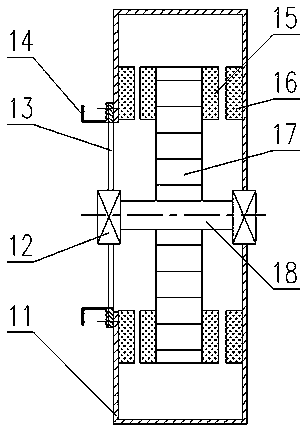 Low-noise integrated centrifugal fan