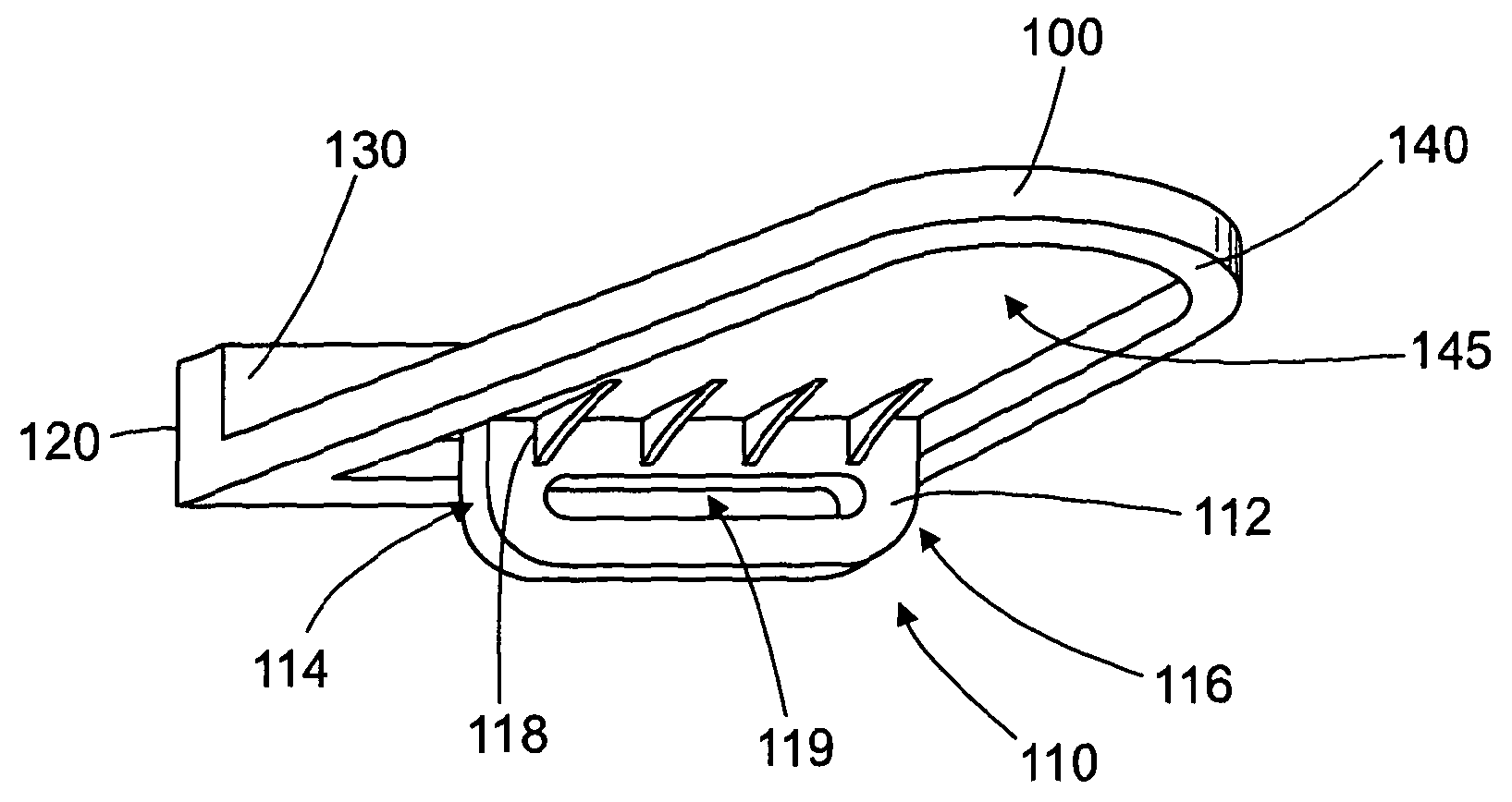 Tibial prosthetic component for a partial or unicondylar bearing knee replacement, method of selecting such a tibial prosthetic component, method of implanting such a tibial prosthetic component and a kit for a surgeon