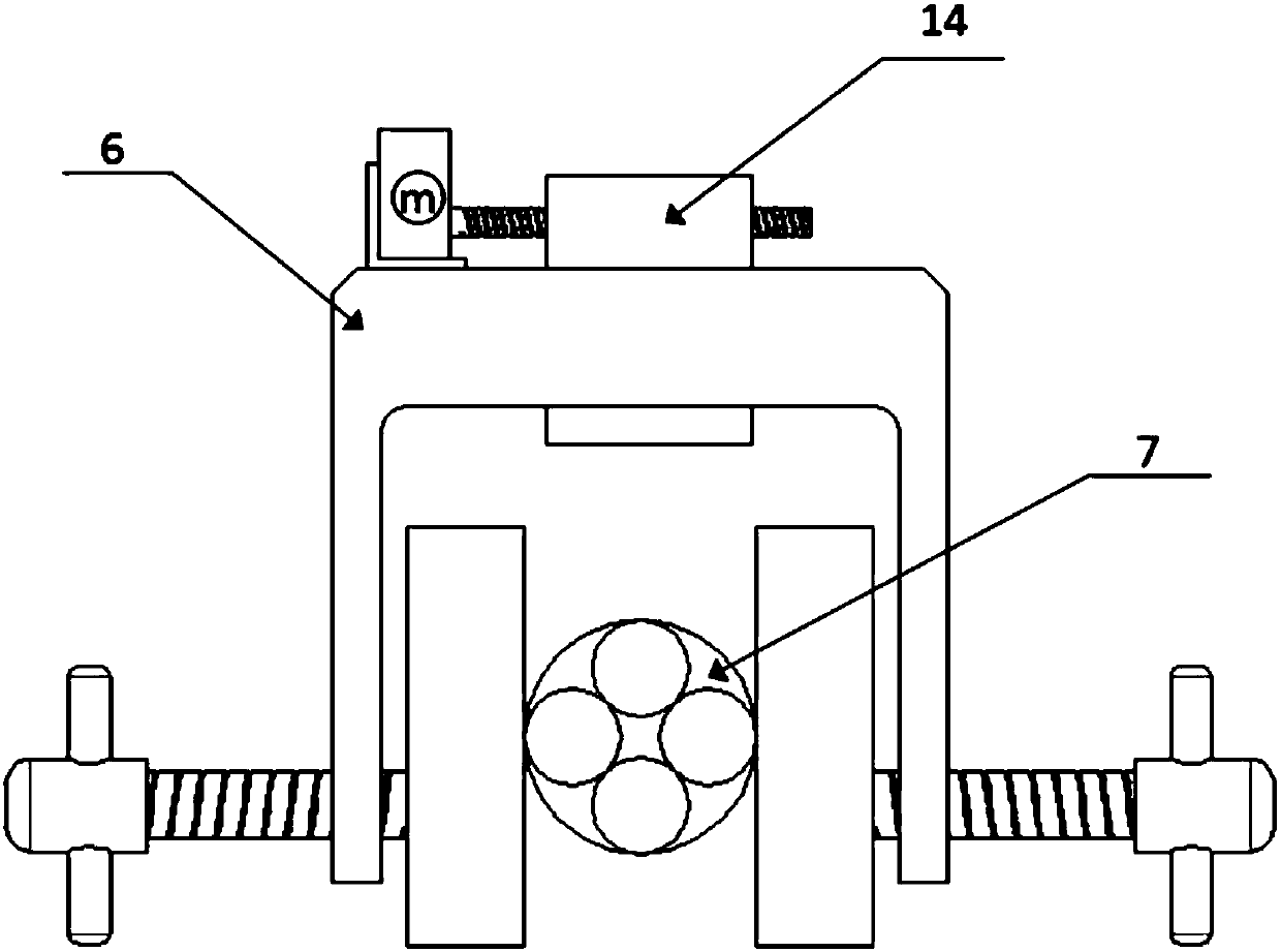 Current measurement device and method facing three-phase four-wire system balanced load