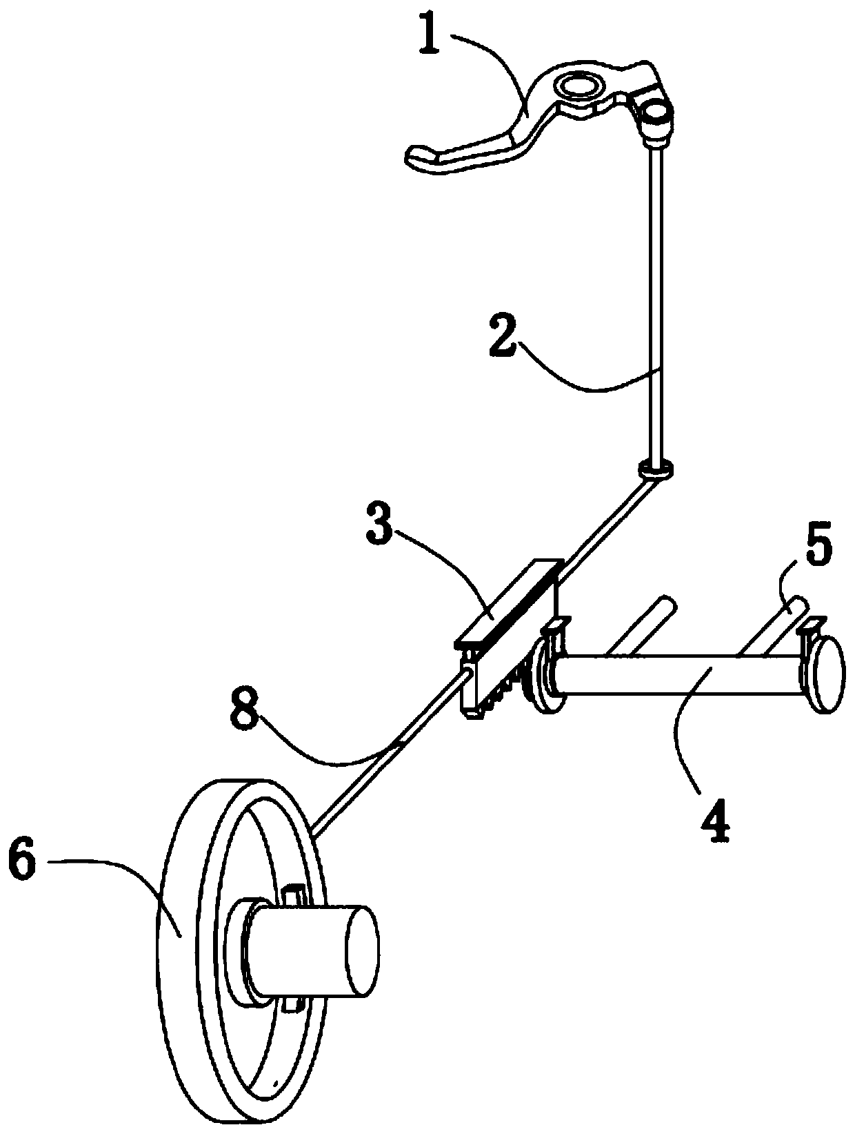 Support machinery rack for new energy vehicle