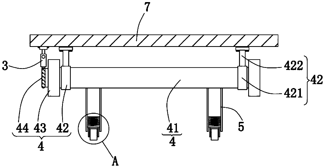 Support machinery rack for new energy vehicle