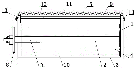 Paper cutting device for rolled-up sketching paper/vegetable parchment