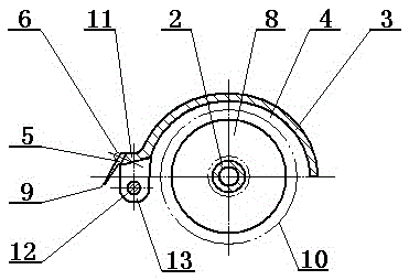 Paper cutting device for rolled-up sketching paper/vegetable parchment