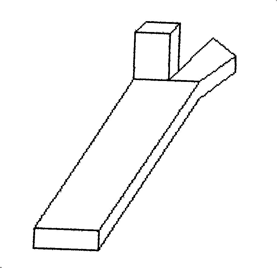 Large-sized industrial kiln lining anchoring piece and method of use thereof