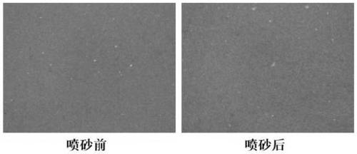 Method of reducing friction coefficient of coating through micro sand blasting after-treatment