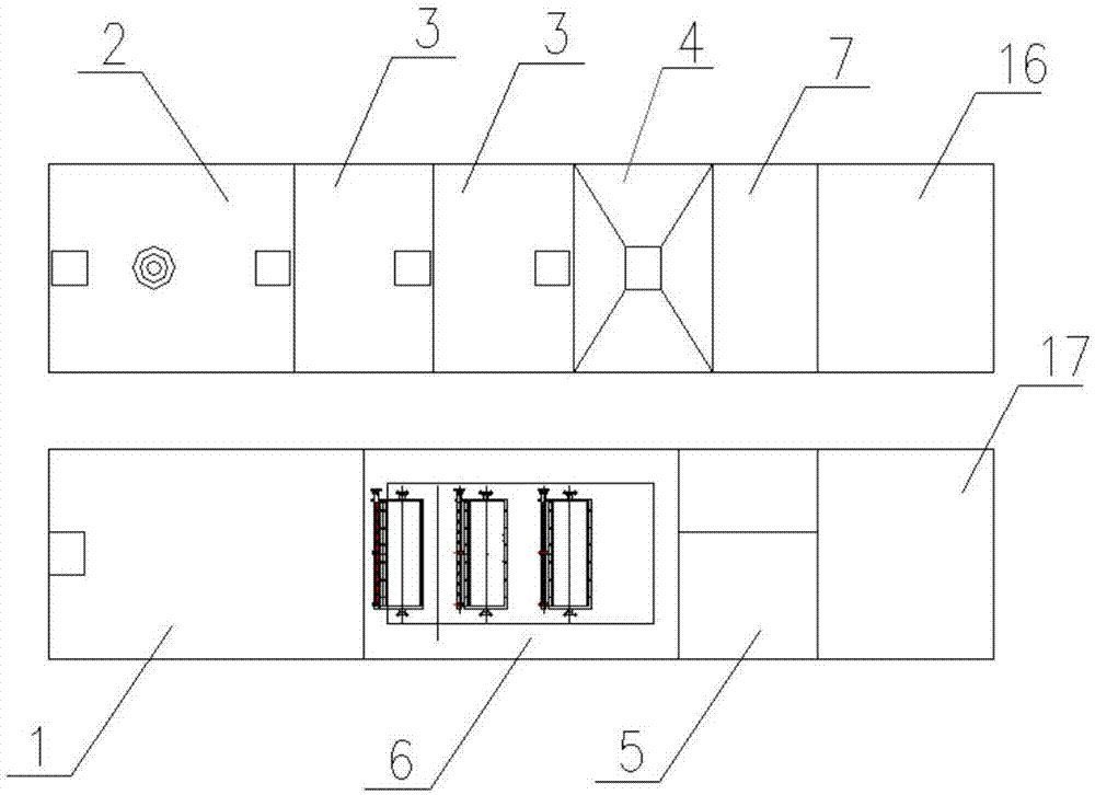 Urban sewage treatment system and process