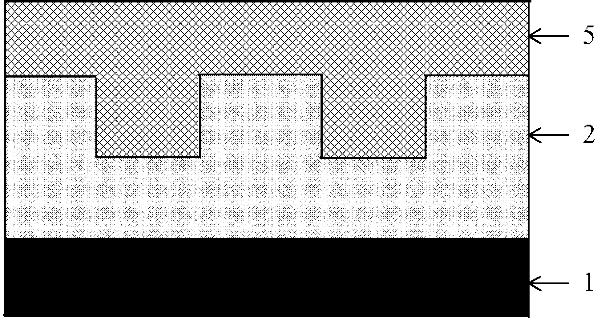 Groove-preferential dual-damascene copper-connection method reducing redundant metal coupling capacitance