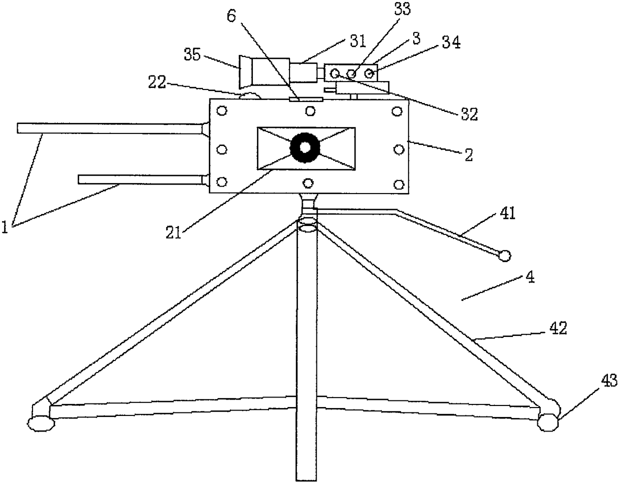 Mobile unmanned aerial vehicle (UAV) interference device