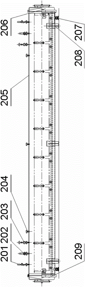 Double-station material automatic distribution and automatic fission system