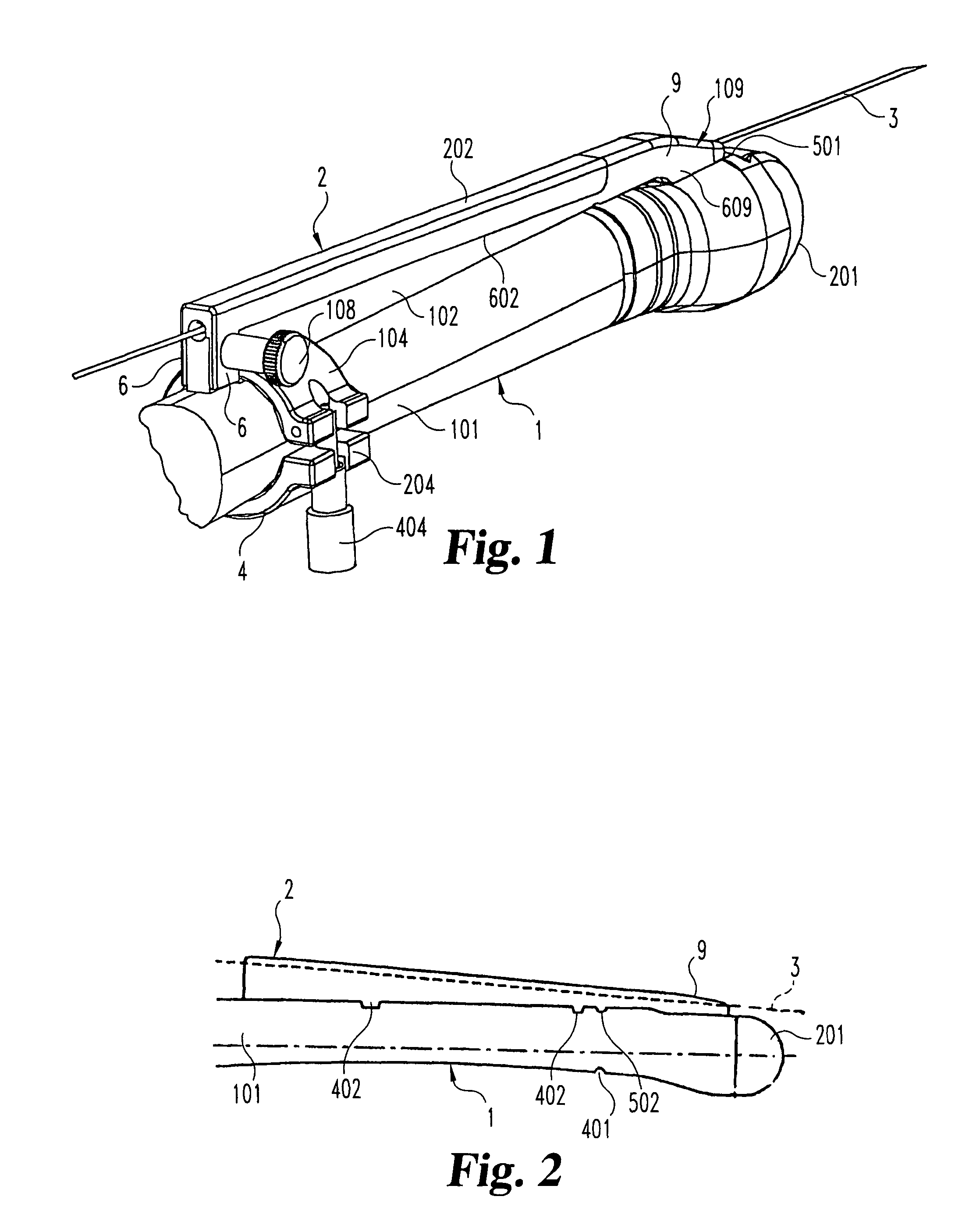 Needle-guide device, particularly for ultrasound probes