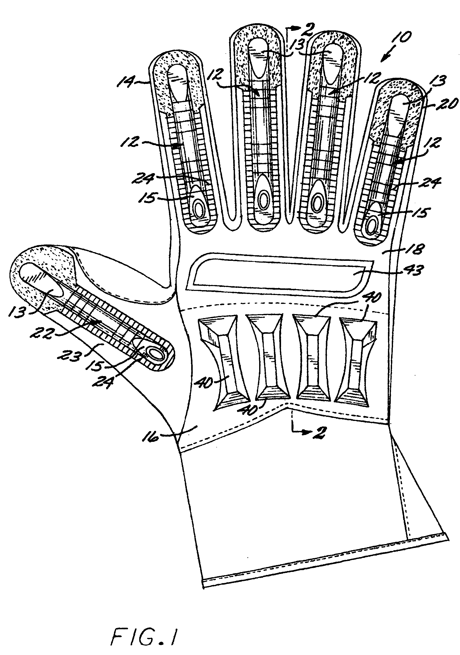 Glove for use in the oil and natural gas extraction industries