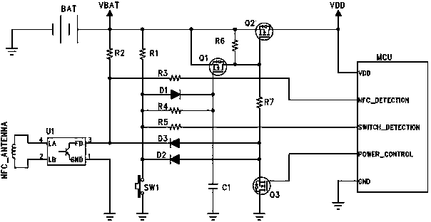 One-key type multifunctional control circuit and wearable electronic product