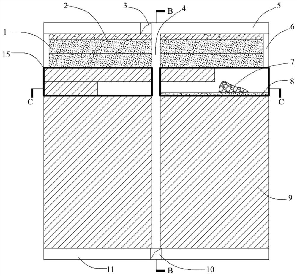 Downward high-layer cemented filling mining method