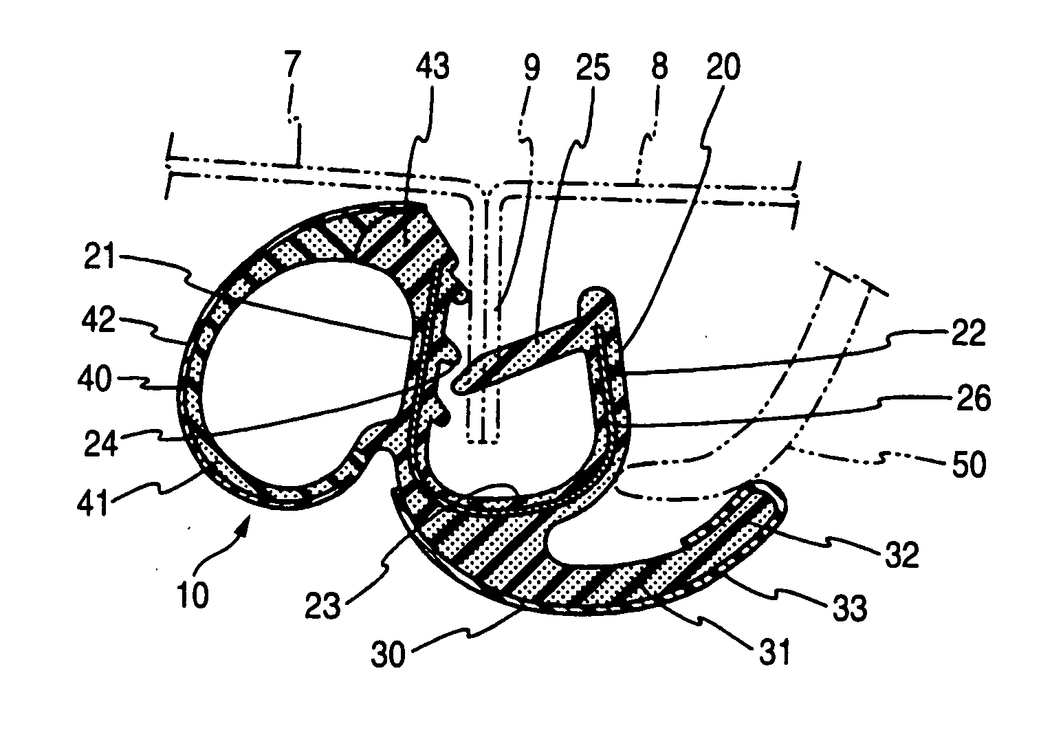 Automobile weather strip