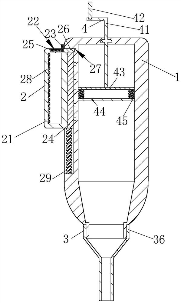 Quick filling device of toy soft bullet gun